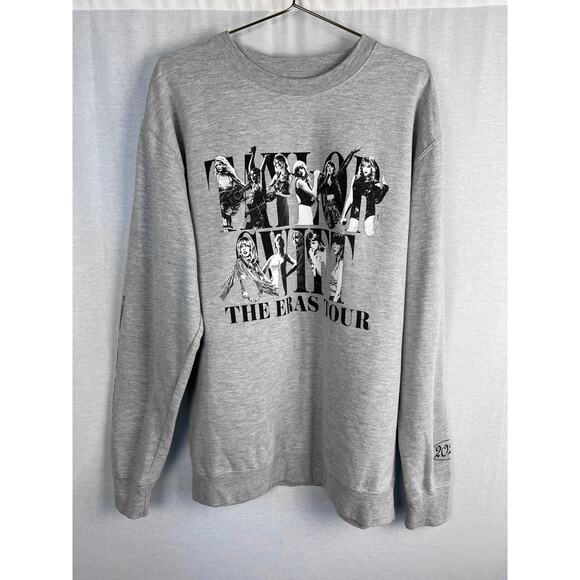 Taylor Swift Sweatshirt Eras Tour Concert Crewneck Pullover Swifty Festival Cozy - Picture 1 of 7